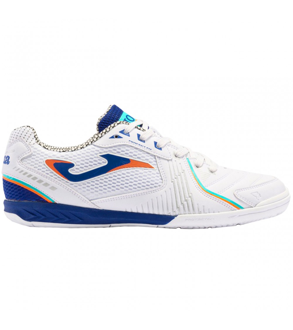 Buty piłkarskie Joma Dribling Indoor 2302 biało-granatowe DRIW2302IN