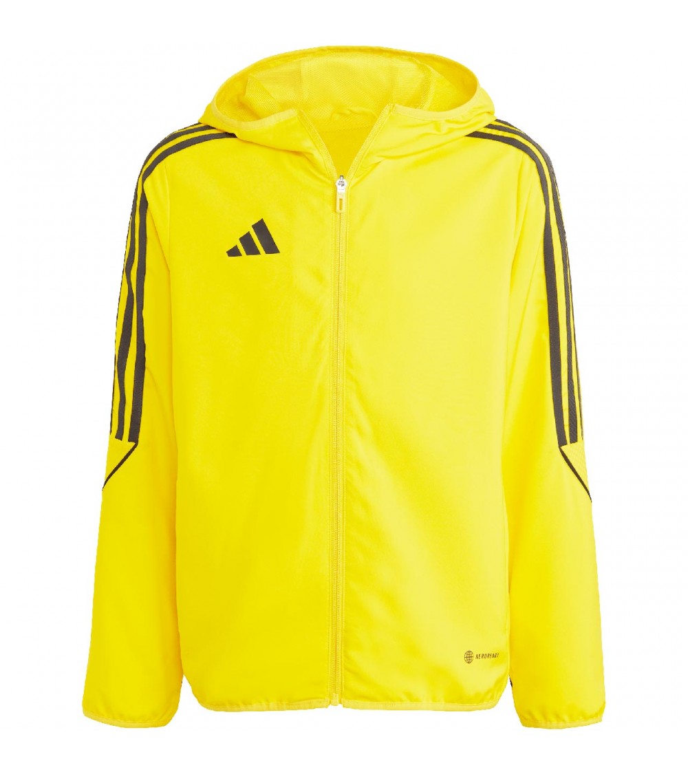 Kurtka dla dzieci adidas Tiro 23 League Windbreaker żółta IA1622