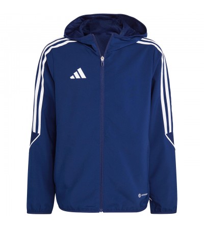 Kurtka dla dzieci adidas Tiro 23 League Windbreaker granatowa IA1627