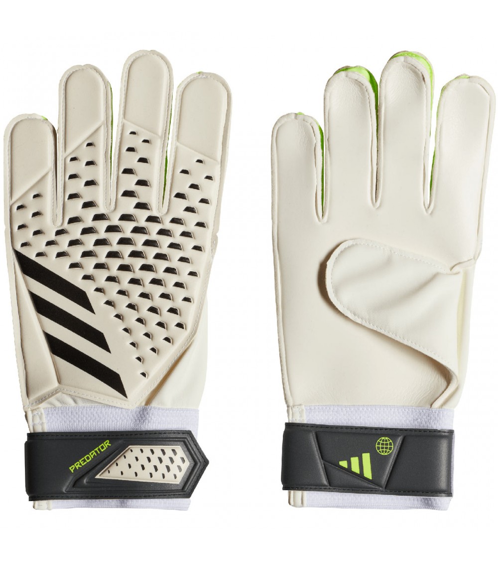 Rękawice bramkarskie adidas Predator Training biało-czarne IA0874