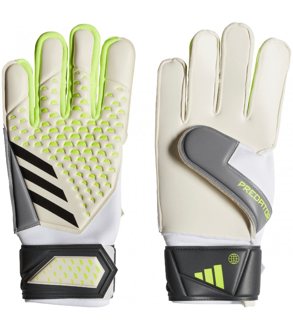 Rękawice bramkarskie adidas Predator Match Gloves biało-zielone IA0875