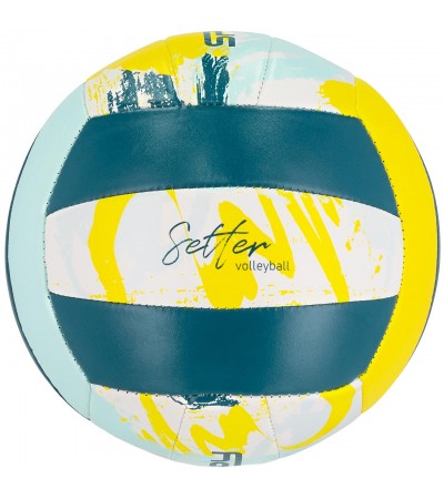 Piłka siatkowa Spokey Setter żółto-zielona 942682
