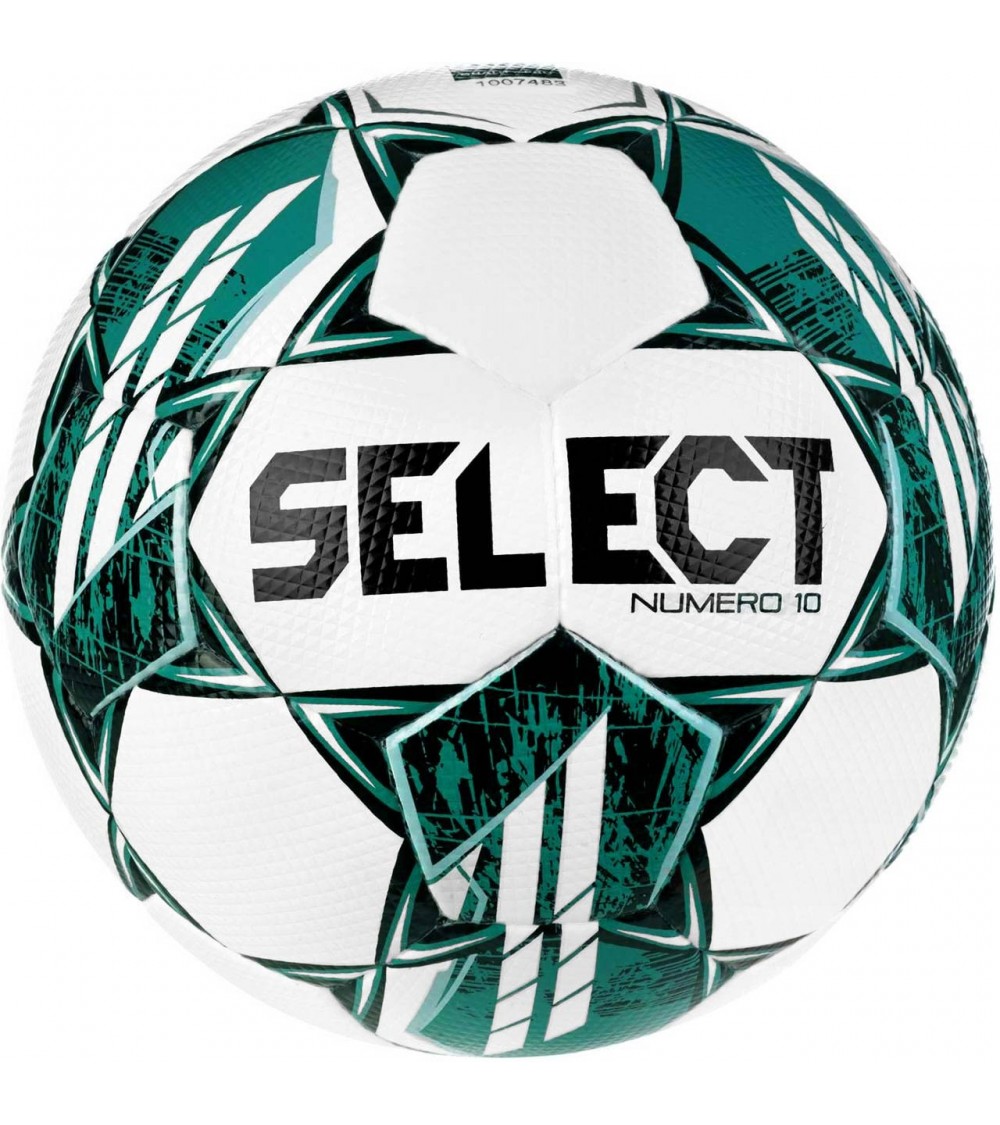 Piłka nożna Select Numero 10 FIFA Pro v23 biało-zielona 18033