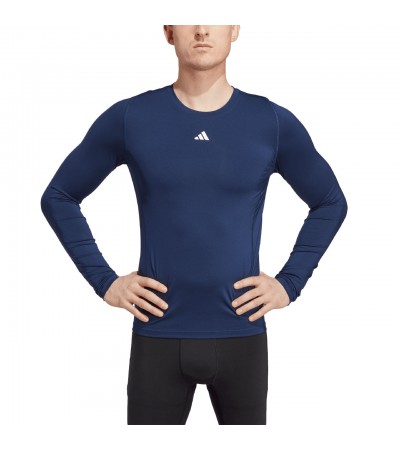Koszulka męska adidas Techfit Aeroready Long Sleeve Tee granatowa IB1230