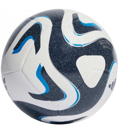 Piłka nożna adidas Oceaunz Training biało-niebiesko-czarna HT9014