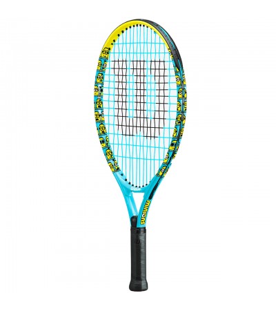 Rakieta do tenisa ziemnego Wilson Minions 2.0 JR 19 3 1/2 niebeisko-żółta WR097010H