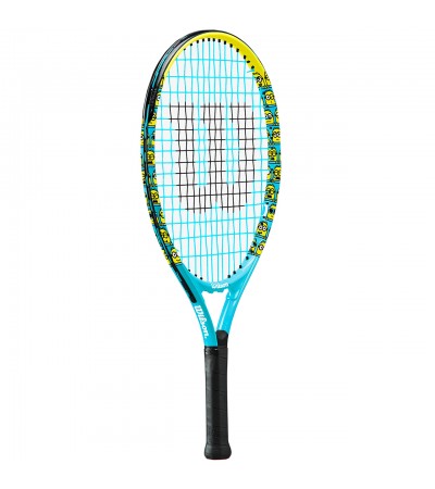 Rakieta do tenisa ziemnego Wilson Minions 2.0 JR 21 3 1/2 niebiesko-żółta WR097110H