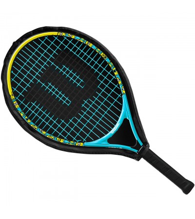 Rakieta do tenisa ziemnego Wilson Minions 2.0 JR 23 3 5/8 niebeisko-żółta WR097210H