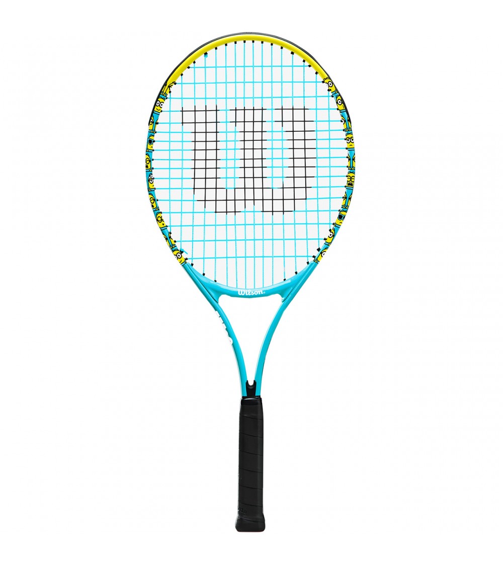 Rakieta do tenisa ziemnego Wilson Minions 2.0 JR 25 3 7/8 niebiesko-żółta WR097310H