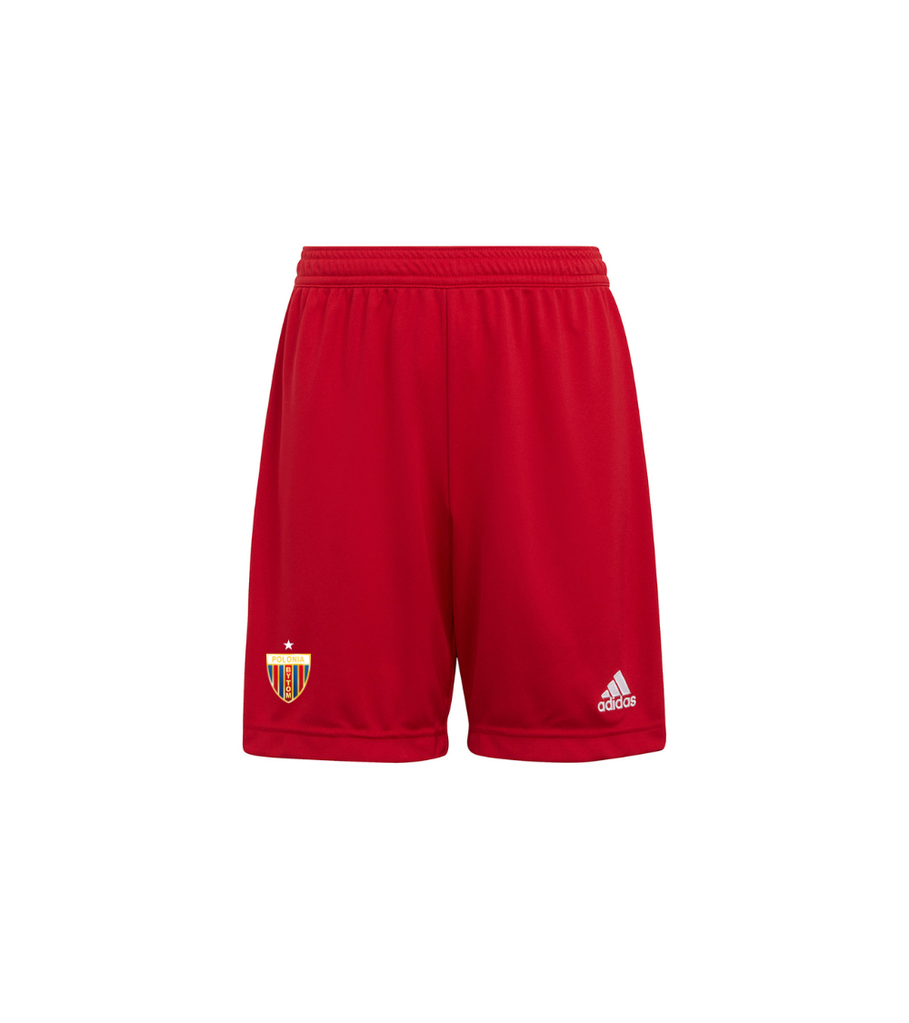 Spodenki dla dzieci Polonia Bytom adidas Entrada 22 czerwone H57501