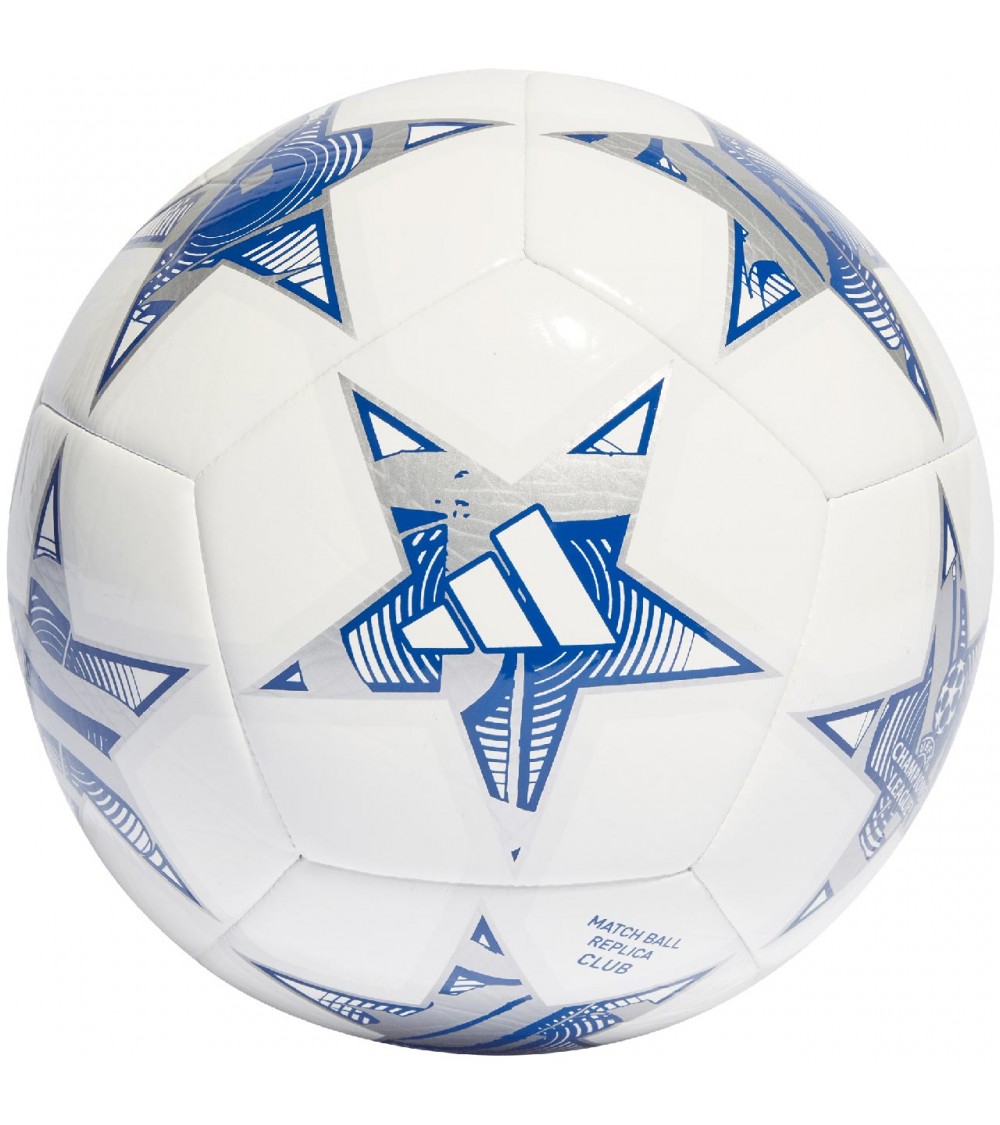 Piłka nożna adidas UCL Club 23/24 Group Stage biało-niebieska IA0945