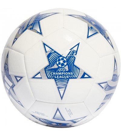 Piłka nożna adidas UCL Club 23/24 Group Stage biało-niebieska IA0945