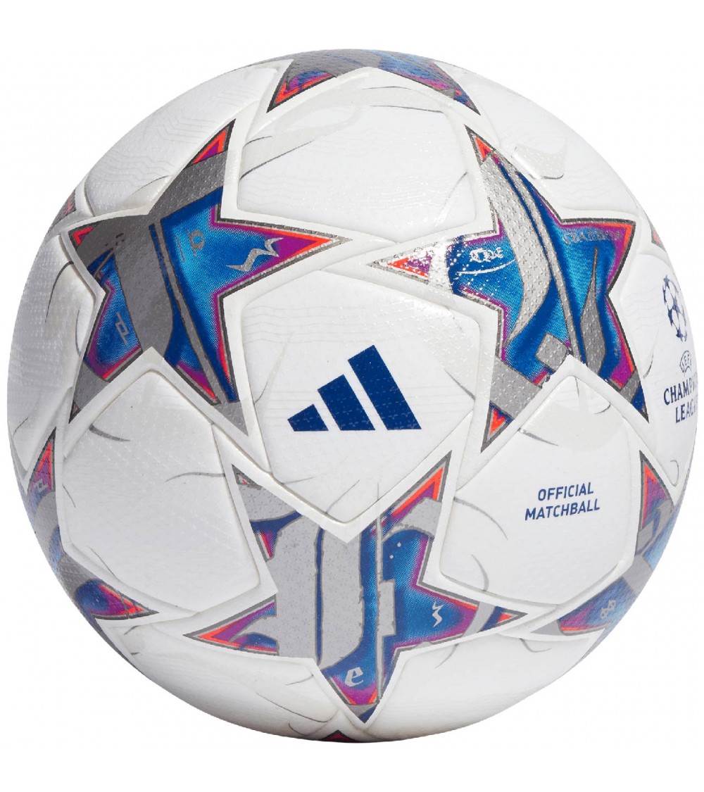 Piłka nożna adidas UCL Pro biało-niebieska IA0953