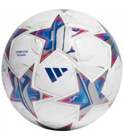 Piłka nożna adidas UCL Pro biało-niebieska IA0953