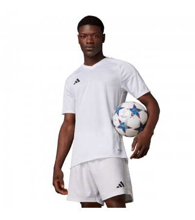 Piłka nożna adidas UCL Pro biało-niebieska IA0953