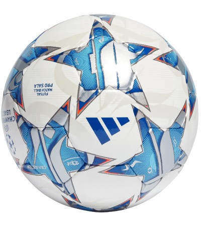Piłka nożna adidas UCL Pro Sala 23/24 Group Stage biało-niebieska IA0951