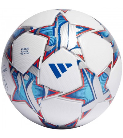 Piłka nożna adidas UCL League 23/24 Group Stage biało-niebieska IA0954
