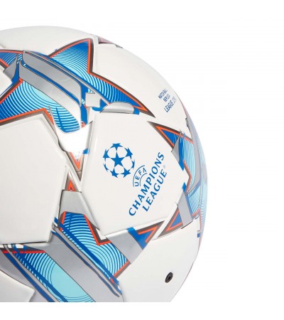 Piłka nożna adidas UCL Junior 290 League 23/24 Group Stage Kids biało-niebieska IA0946