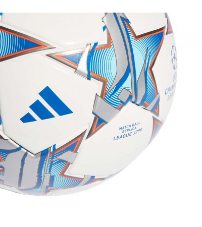 Piłka nożna adidas UCL Junior 290 League 23/24 Group Stage Kids biało-niebieska IA0946