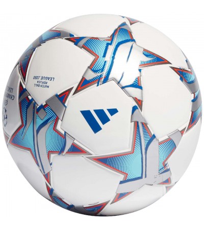 Piłka nożna adidas UCL Junior 350 League 23/24 Group Stage Kids biało-niebieska IA0941