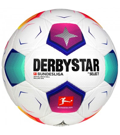Piłka nożna Select Derbystar Brillant APS FIFA Quality Pro v23 kolorowa 1016096