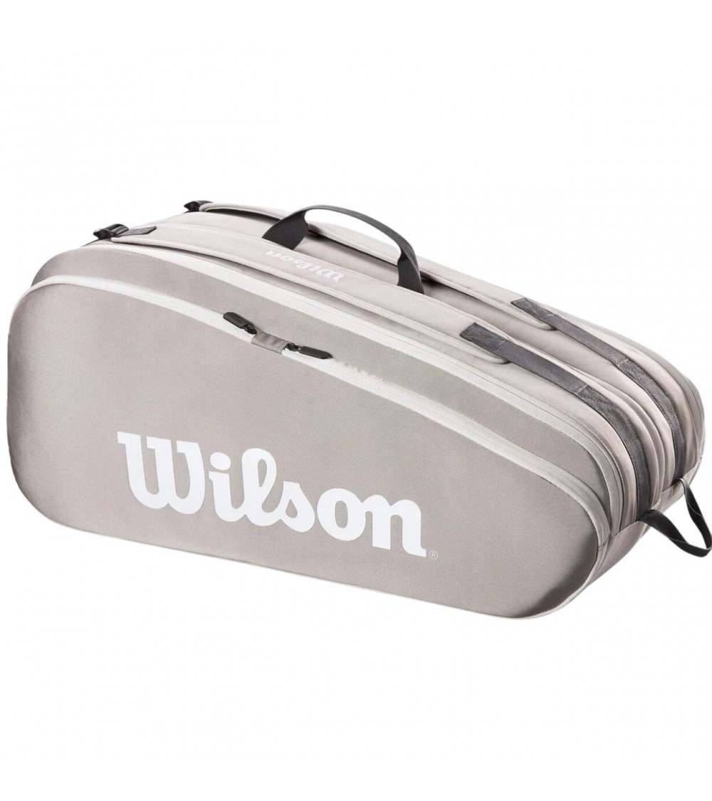 Torba tenisowa Wilson Tour 12 PK szara WR8022001001