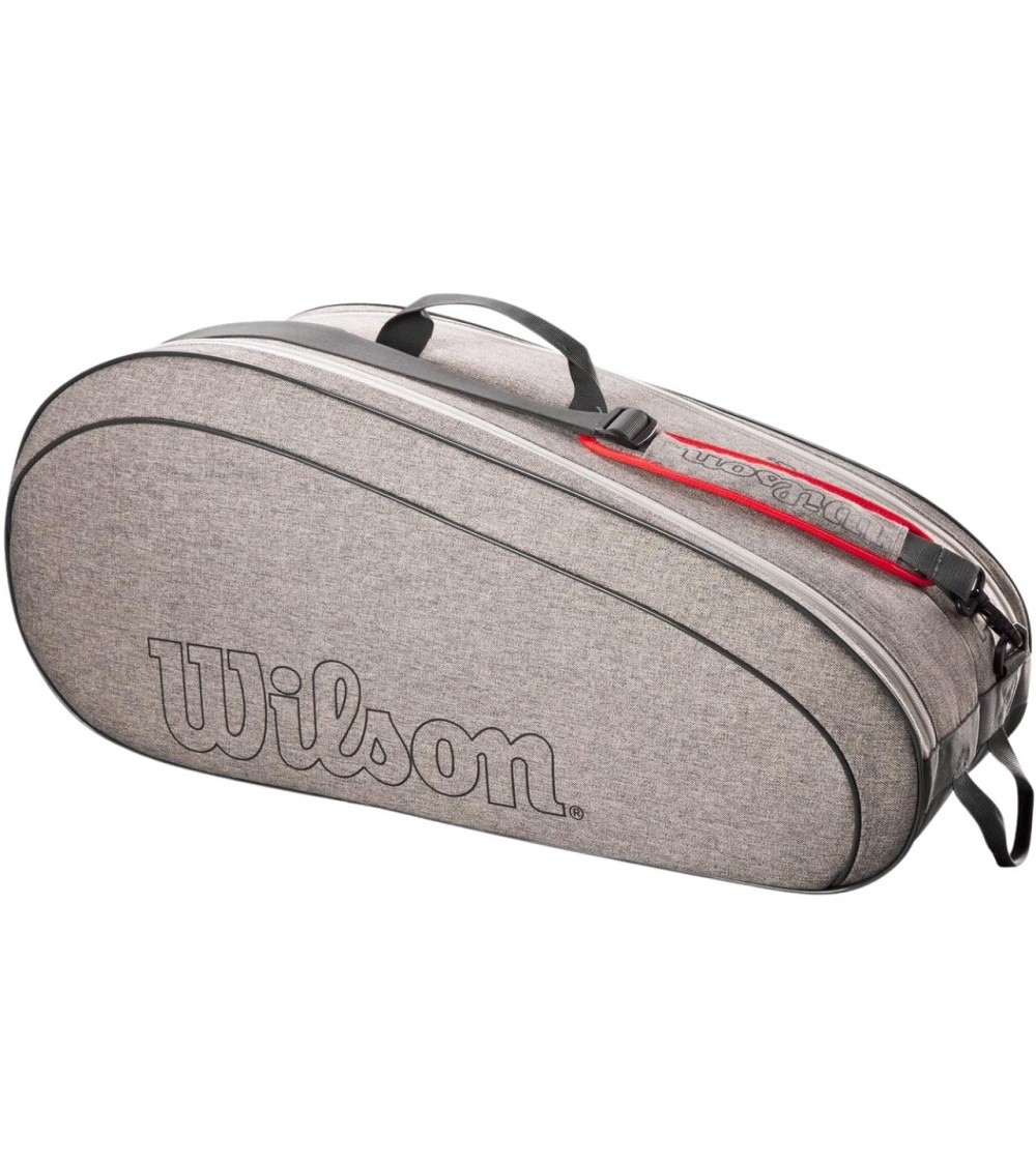 Torba tenisowa Wilson Team 6PK szara WR8022601001
