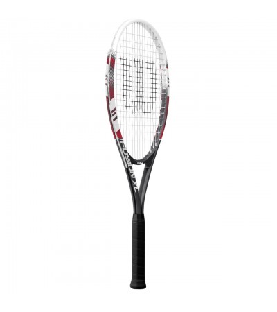 Rakieta do tenisa ziemnego Wilson Fusion XL2 4 1/4 czarno-biała WR090810U2