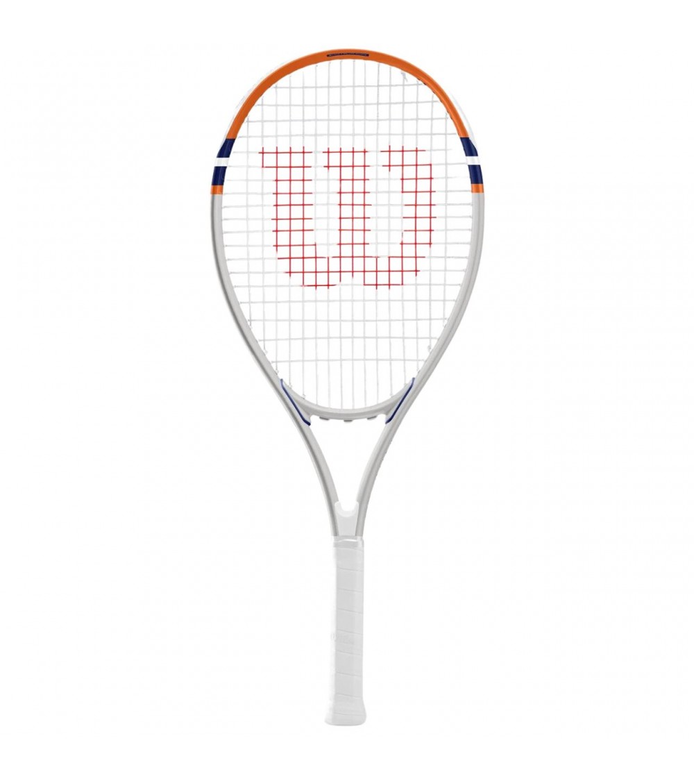 Rakieta do tenisa ziemnego Wilson Roland Garros Triumph TNS RKT2 4 1/4 biało-granatowo-pomarańczowa WR127110U2