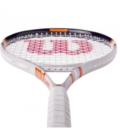 Rakieta do tenisa ziemnego Wilson Roland Garros Triumph TNS RKT2 4 1/4 biało-granatowo-pomarańczowa  WR127110U2