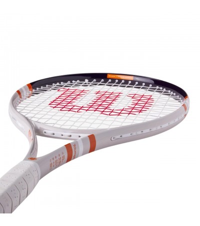 Rakieta do tenisa ziemnego Wilson Roland Garros Triumph TNS RKT2 4 1/4 biało-granatowo-pomarańczowa  WR127110U2