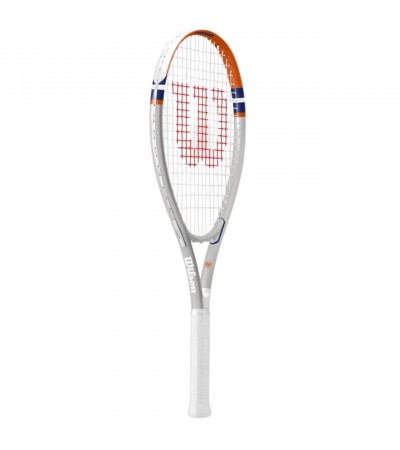 Rakieta do tenisa ziemnego Wilson Roland Garros Elite TNS RKT2 4 1/4 szaro-pomarańczowa WR127210U2