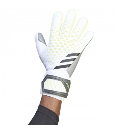 Rękawice bramkarskie adidas Predator League Gloves biało-szare IA0879