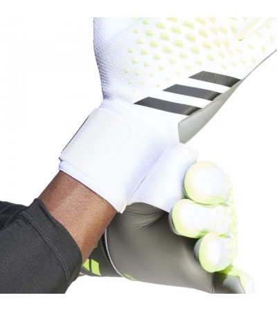 Rękawice bramkarskie adidas Predator League Gloves biało-szare IA0879