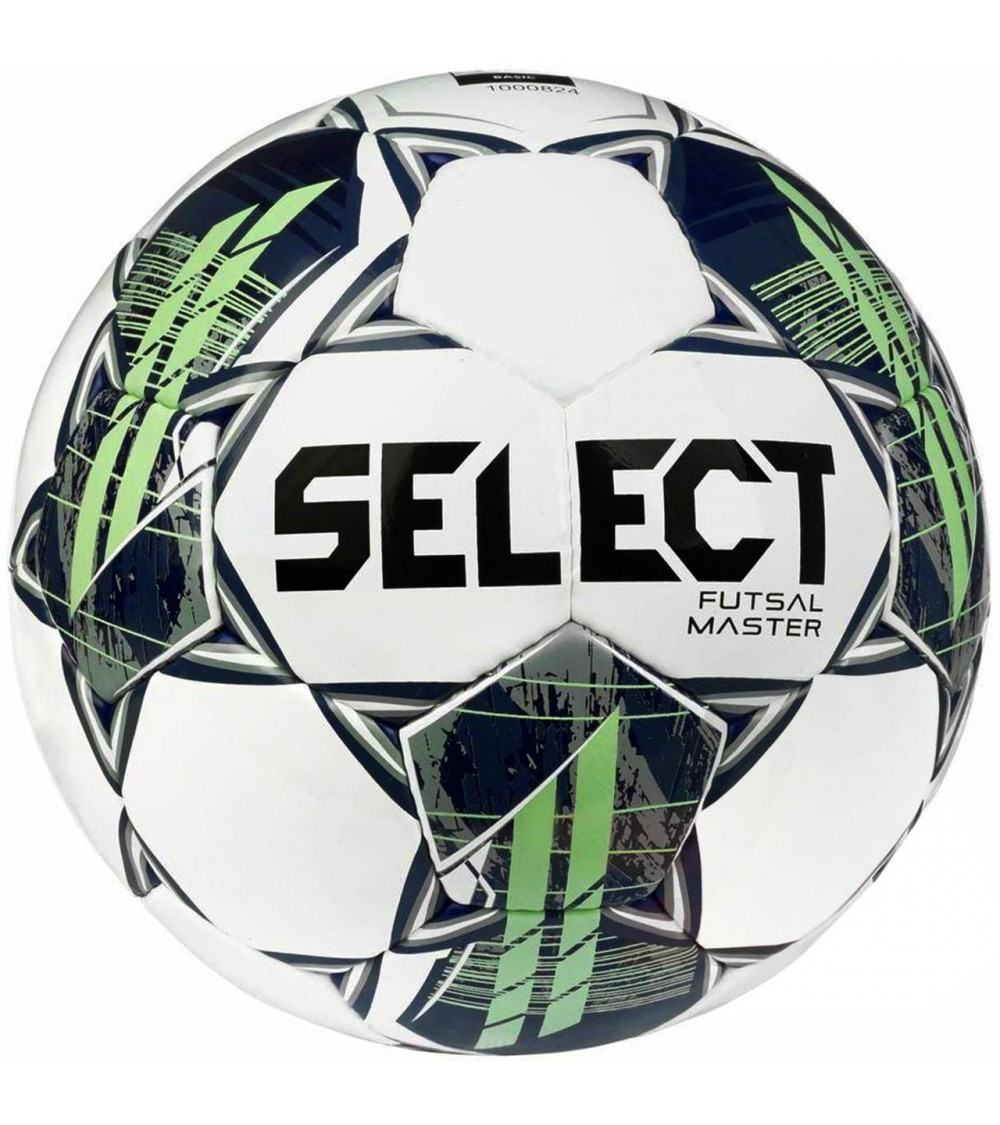 Piłka nożna Select Futsal Master FIFA Basic biało-zielona 17643