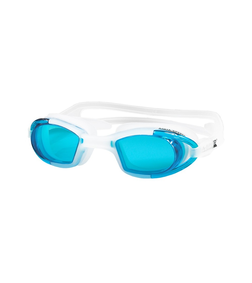 Okulary pływackie Aqua-speed Marea biało-błękitne 61 020