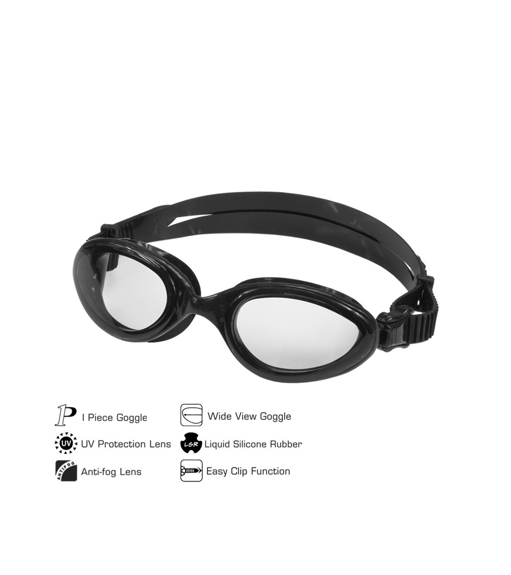 Okulary pływackie Aqua-speed Sonic JR czarne 07