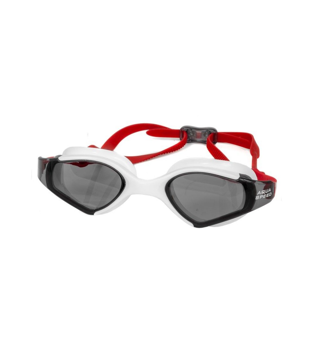 Okulary pływackie Aqua-Speed Blade biało-czarne 53 059