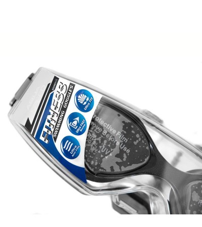 Okulary pływackie Aqua-Speed Blade biało-czarne 53 059