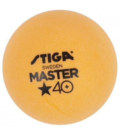Piłeczki do ping ponga Stiga Master* pomarańczowe 6szt
