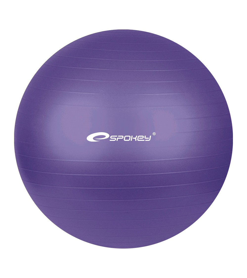 PIŁKA GIMNASTYCZNA SPOKEY 75cm fioletowa 832313