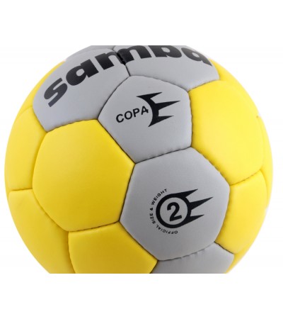 Piłka ręczna SMJ Copa damska 2 srebrno-żółta