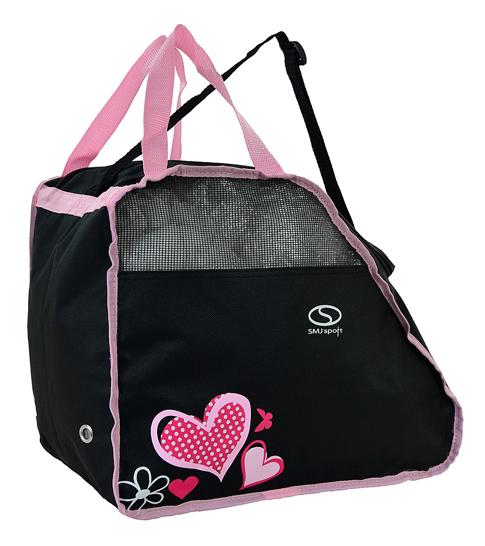 POKROWIEC NA BUTY NARCIARSKIE SMJ PINK HEART czarny