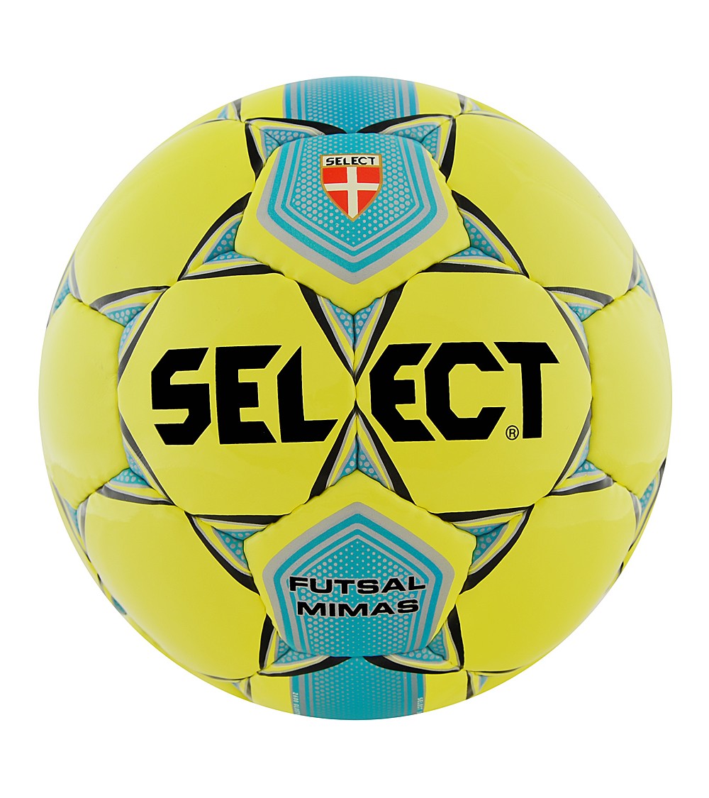 PIŁKA NOŻNA SELECT FUTSAL MIMAS 4 cytrynowo/niebieska