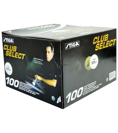 Piłeczki do ping ponga Stiga Club Select szt białe