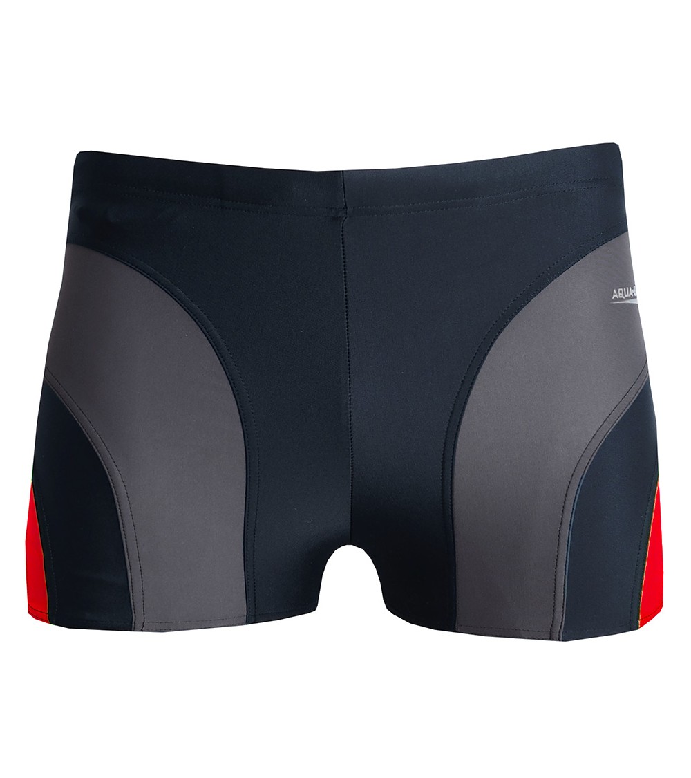 Spodenki kąpielowe męskie Aqua-Speed Sasha szaro czerwone 336 2407
