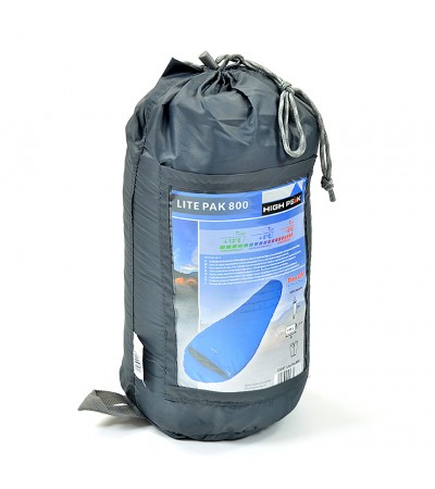 ŚPIWÓR HIGH PEAK LITE PAK 800 (210x75x50cm) niebiesk