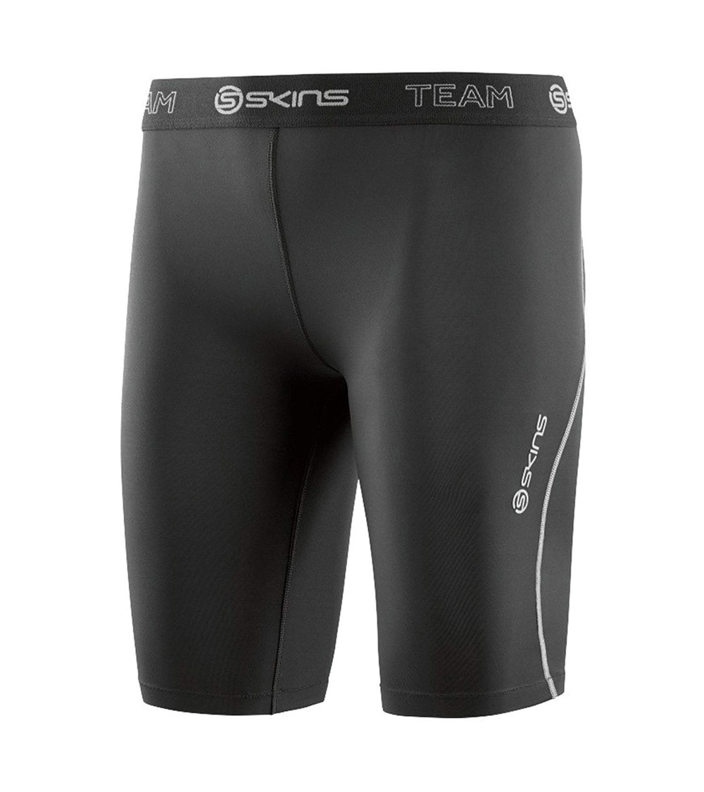 Spodenki damskie Skins Dnamic Team-1/2 Tights czarne DB40000029001