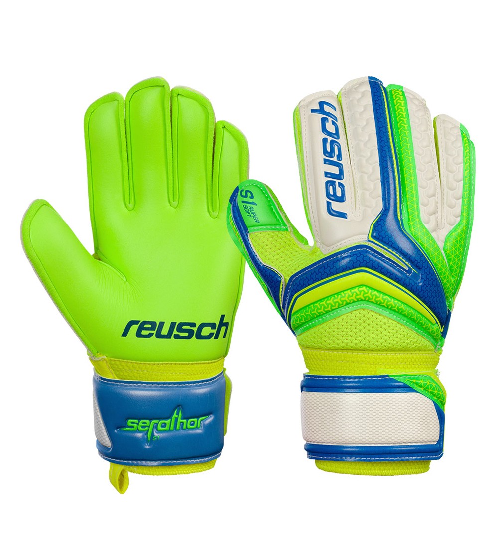 Rękawice bramkarskie Reusch Serathor S1 Junior 3772215 494
