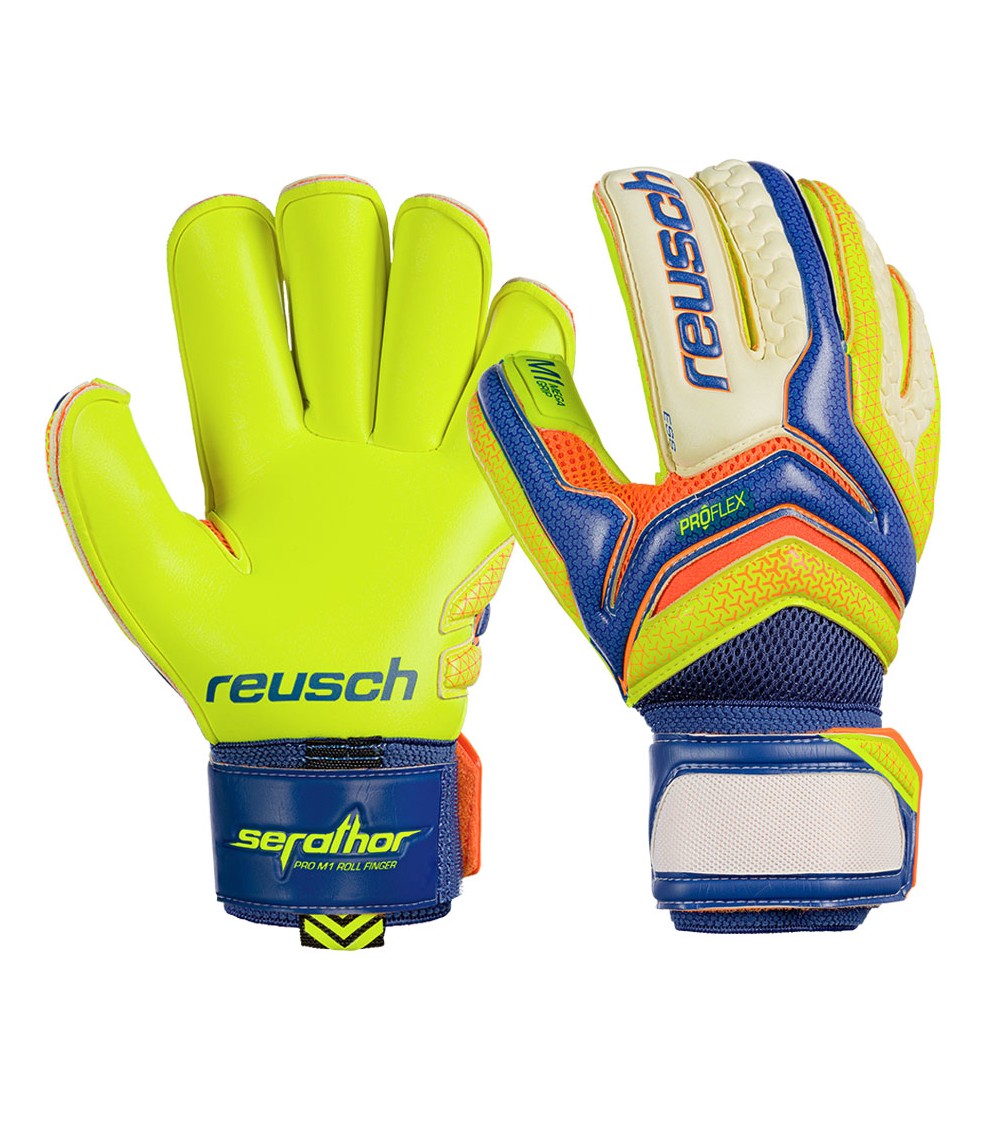 Rękawice bramkarskie Reusch Serathor Pro M1 Roll Finger 3770157 484